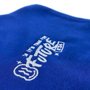 Bluza FUTURE niebieska - obrazek 3