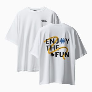 Koszulka oversize biała