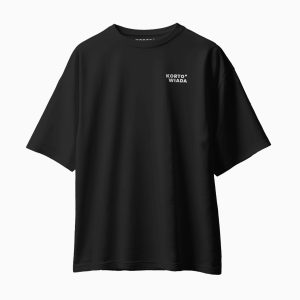 Koszulka oversize czarna 65 - obrazek 2